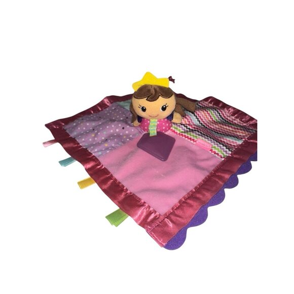 Infantino Sparkle Soft & Snuggly Lovie Pal Princess Pink Teether Sensory Lovey - Picture 1 of 4